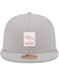 New Era Men's Gray Denver Broncos 2025 Sideline 59FIFTY Fitted Hat