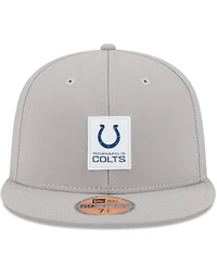 New Era Men's Gray Indianapolis Colts 2025 Sideline 59FIFTY Fitted Hat