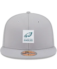 New Era Men's Gray Philadelphia Eagles 2025 Sideline 59FIFTY Fitted Hat