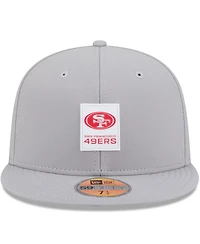 New Era Men's Gray San Francisco 49ers 2025 Sideline 59FIFTY Fitted Hat