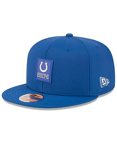 New Era Men's Royal Indianapolis Colts 2025 Sideline 59FIFTY Fitted Hat