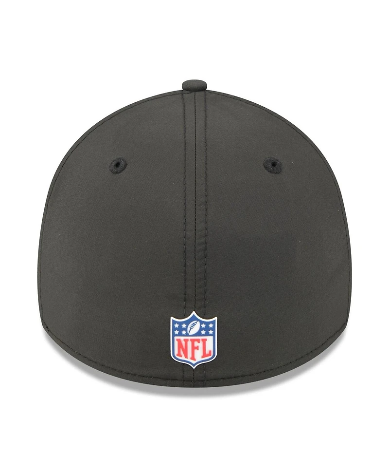 New Era Men's Black Baltimore Ravens 2025 Sideline 39THIRTY Flex Hat