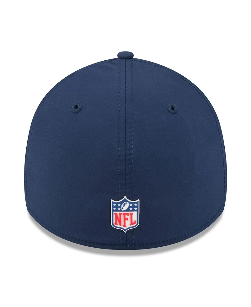 New Era Men's Navy Denver Broncos 2025 Sideline 39THIRTY Flex Hat