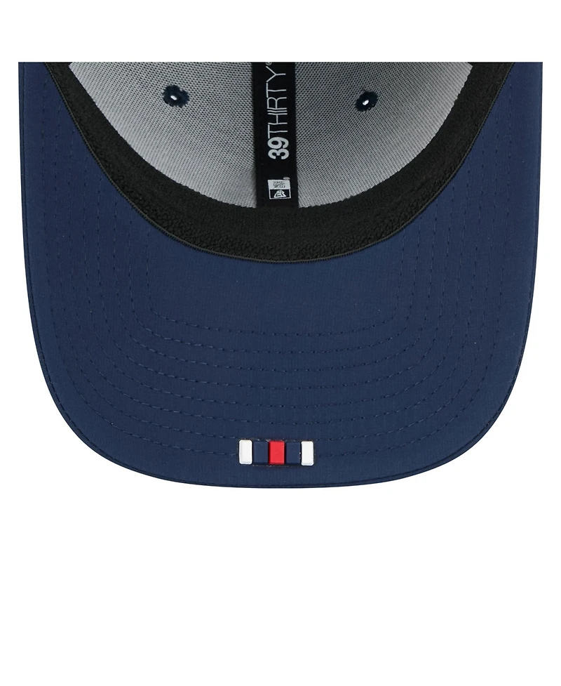 New Era Men's Navy England Patriots 2025 Sideline 39THIRTY Flex Hat