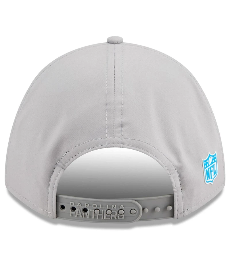 New Era Men's Gray Carolina Panthers 2025 Sideline M-crown 9FORTY Adjustable Hat