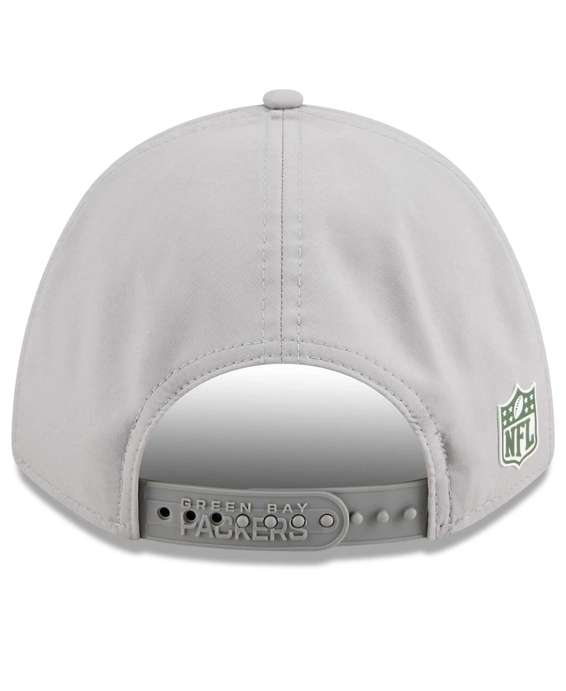 New Era Men's Green Green Bay Packers 2025 Sideline M-crown 9FORTY Adjustable Hat