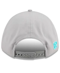 New Era Men's Gray Miami Dolphins 2025 Sideline M-crown 9FORTY Adjustable Hat