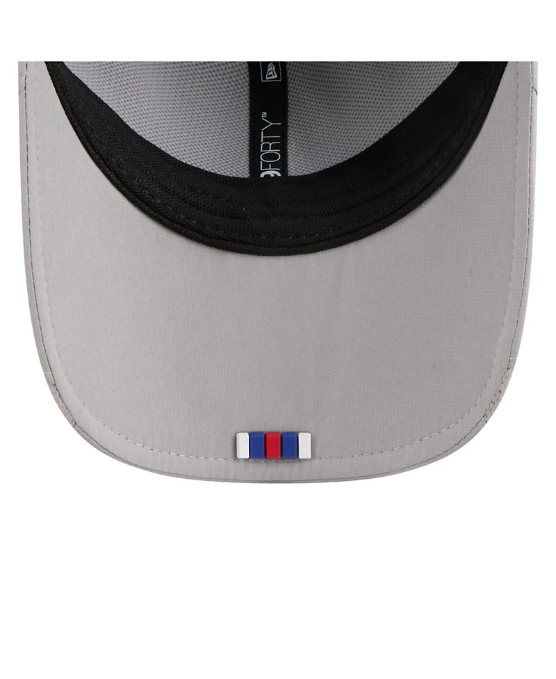 New Era Men's Gray New York Giants 2025 Sideline M-crown 9FORTY Adjustable Hat