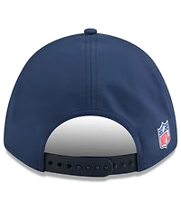 New Era Men's Navy New York Giants 2025 Sideline Throwback M-crown 9FORTY Adjustable Hat