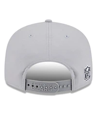 New Era Men's Gray Chicago Bears 2025 Sideline Split Panel 9FIFTY Snapback Hat