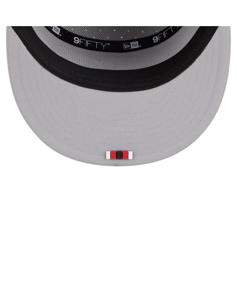 New Era Men's Gray San Francisco 49ers 2025 Sideline Split Panel 9FIFTY Snapback Hat