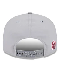 New Era Men's Gray Washington Commanders 2025 Sideline Split Panel 9FIFTY Snapback Hat