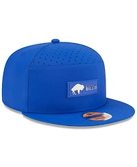 New Era Men's Royal Buffalo Bills 2025 Sideline Throwback Split Panel 9FIFTY Snapback Hat