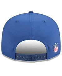 New Era Men's Royal Indianapolis Colts 2025 Sideline Split Panel 9FIFTY Snapback Hat