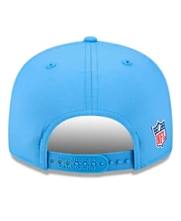 New Era Men's Powder Blue Los Angeles Chargers 2025 Sideline Split Panel 9FIFTY Snapback Hat