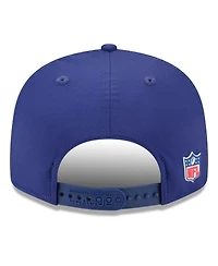 New Era Men's Blue Nfl 2025 Sideline Split Panel 9FIFTY Snapback Hat