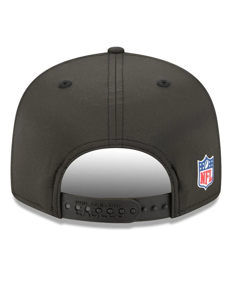 New Era Men's Philadelphia Eagles 2025 Sideline Split Panel 9FIFTY Snapback Hat