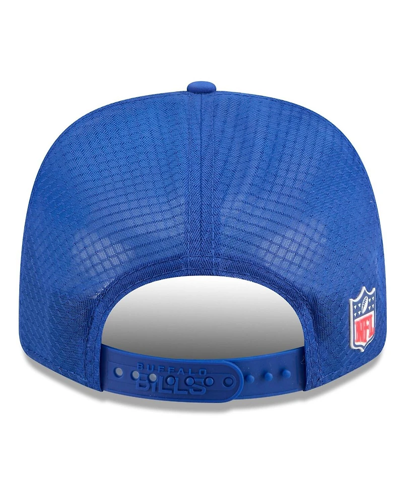 New Era Men's Royal Buffalo Bills 2025 Sideline 9SEVENTY Trucker Adjustable Hat