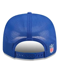 New Era Men's Royal Denver Broncos 2025 Sideline Throwback 9SEVENTY Trucker Adjustable Hat