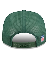 New Era Men's Green Green Bay Packers 2025 Sideline 9SEVENTY Trucker Adjustable Hat