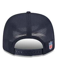 New Era Men's Navy Houston Texans 2025 Sideline 9SEVENTY Trucker Adjustable Hat