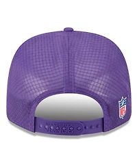 New Era Men's Purple Minnesota Vikings 2025 Sideline 9SEVENTY Trucker Adjustable Hat