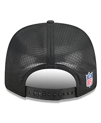 New Era Men's Black New Orleans Saints 2025 Sideline 9SEVENTY Trucker Adjustable Hat