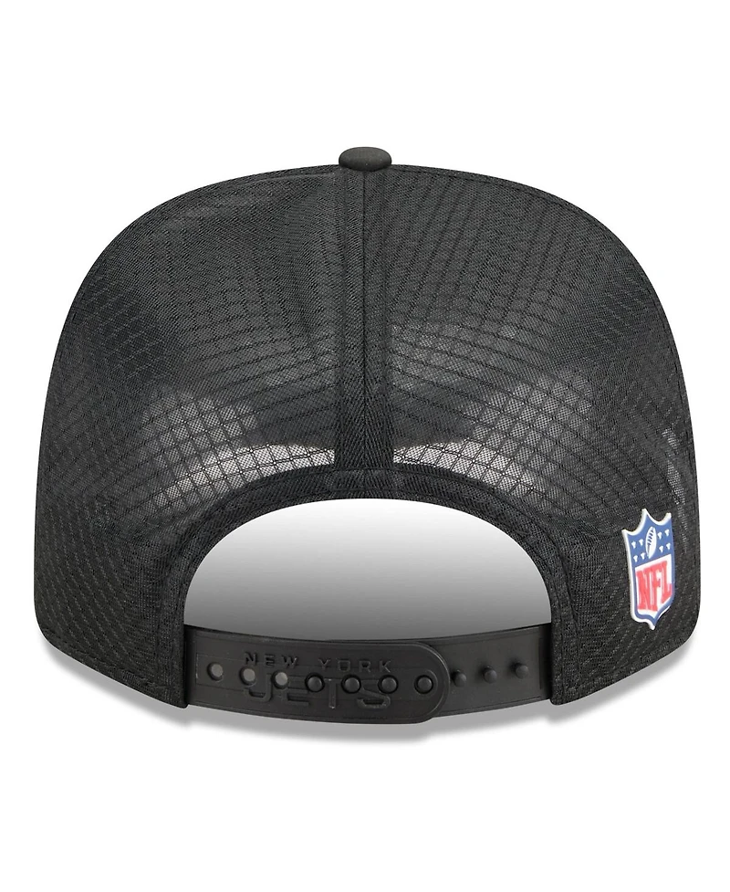 New Era Men's New York Jets 2025 Sideline 9SEVENTY Trucker Adjustable Hat