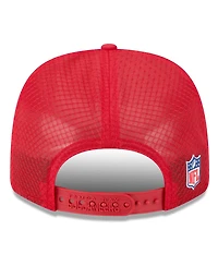 New Era Men's Red Tampa Bay Buccaneers 2025 Sideline 9SEVENTY Trucker Adjustable Hat