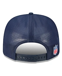 New Era Men's Navy Tennessee Titans 2025 Sideline 9SEVENTY Trucker Adjustable Hat