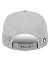 New Era Men's Gray Atlanta Falcons 2025 Sideline 9SEVENTY Adjustable Trucker Hat