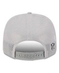 New Era Men's Gray Cincinnati Bengals 2025 Sideline 9SEVENTY Adjustable Trucker Hat