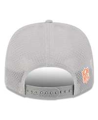 New Era Men's Gray Denver Broncos 2025 Sideline 9SEVENTY Adjustable Trucker Hat