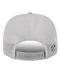 New Era Men's Gray Seattle Seahawks 2025 Sideline 9SEVENTY Adjustable Trucker Hat