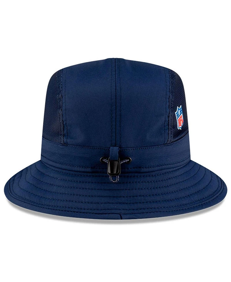 New Era Men's Navy Dallas Cowboys 2025 Sideline Bucket Hat