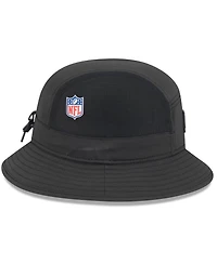 New Era Men's Black Las Vegas Raiders 2025 Sideline Bucket Hat