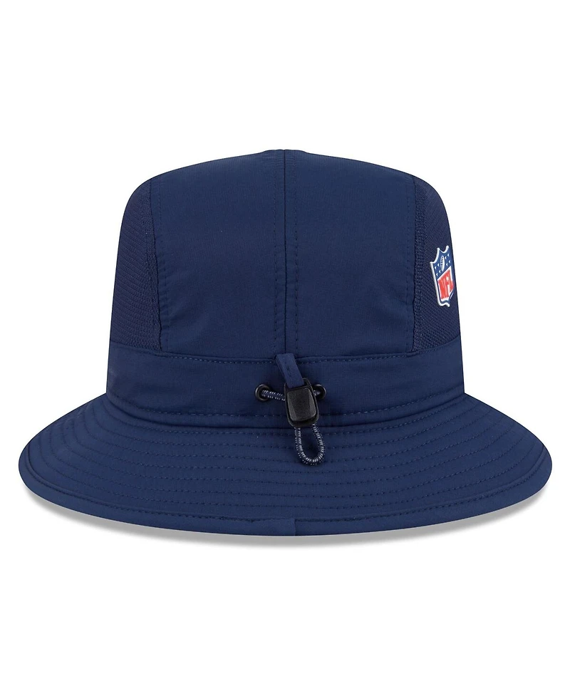 New Era Men's College Navy Seattle Seahawks 2025 Sideline Bucket Hat