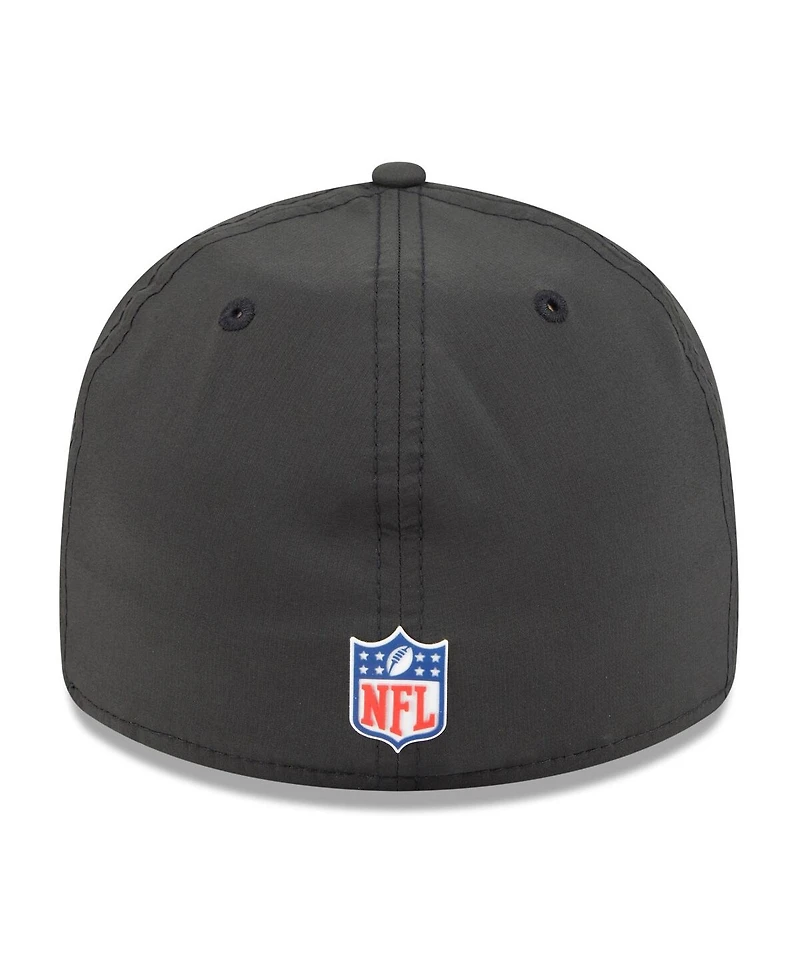 New Era Men's Black Baltimore Ravens 2025 Sideline Retro Crown 59FIFTY Fitted Hat