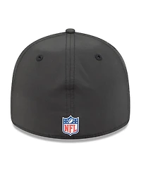 New Era Men's Black Las Vegas Raiders 2025 Sideline Retro Crown 59FIFTY Fitted Hat