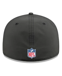 New Era Men's Black Pittsburgh Steelers 2025 Sideline Retro Crown 59FIFTY Fitted Hat