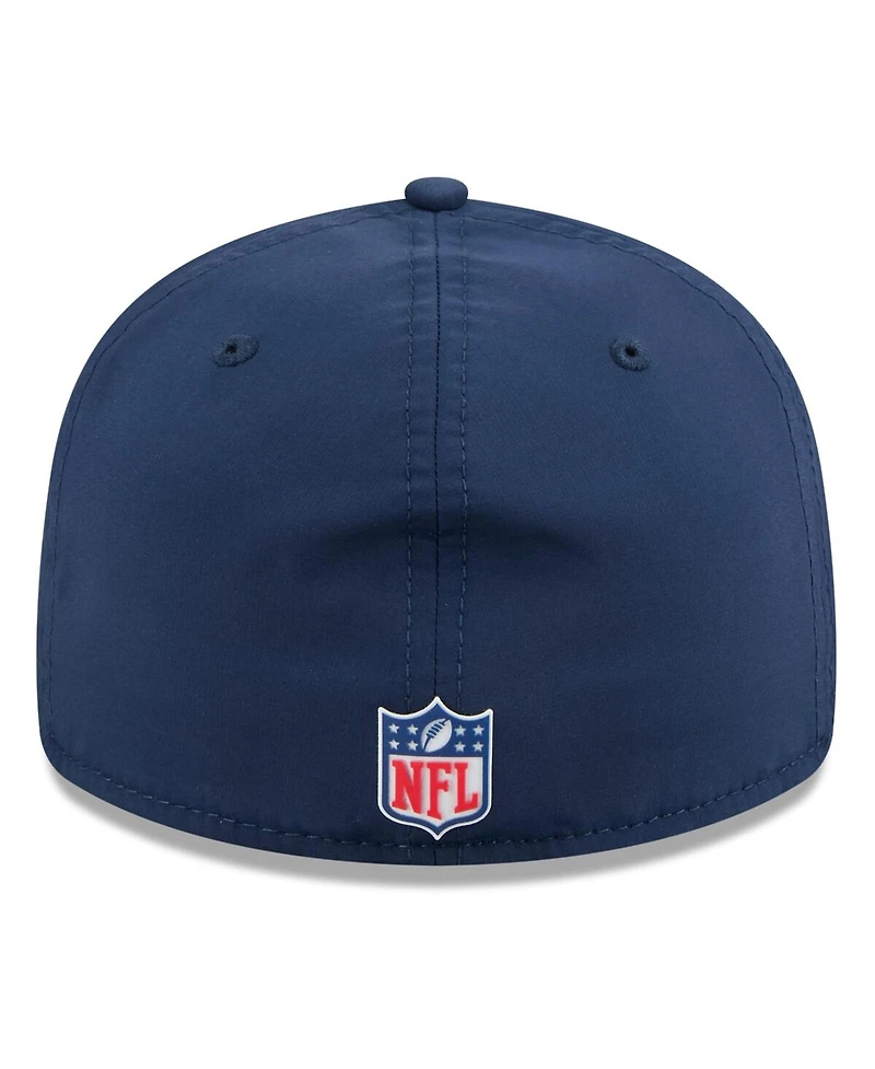 New Era Men's College Navy Seattle Seahawks 2025 Sideline Retro Crown 59FIFTY Fitted Hat