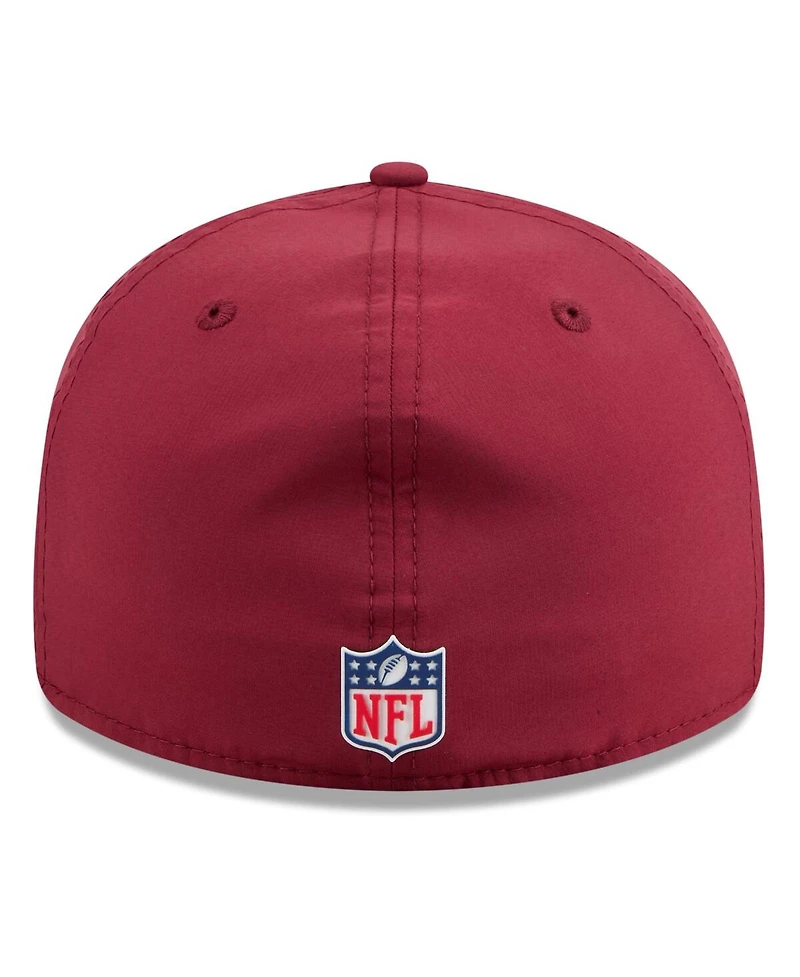 New Era Men's Burgundy Washington Commanders 2025 Sideline Retro Crown 59FIFTY Fitted Hat