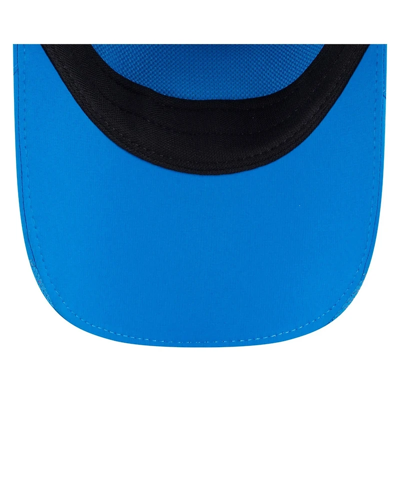 New Era Men's Blue Detroit Lions 2025 Sideline Runner Adjustable Hat