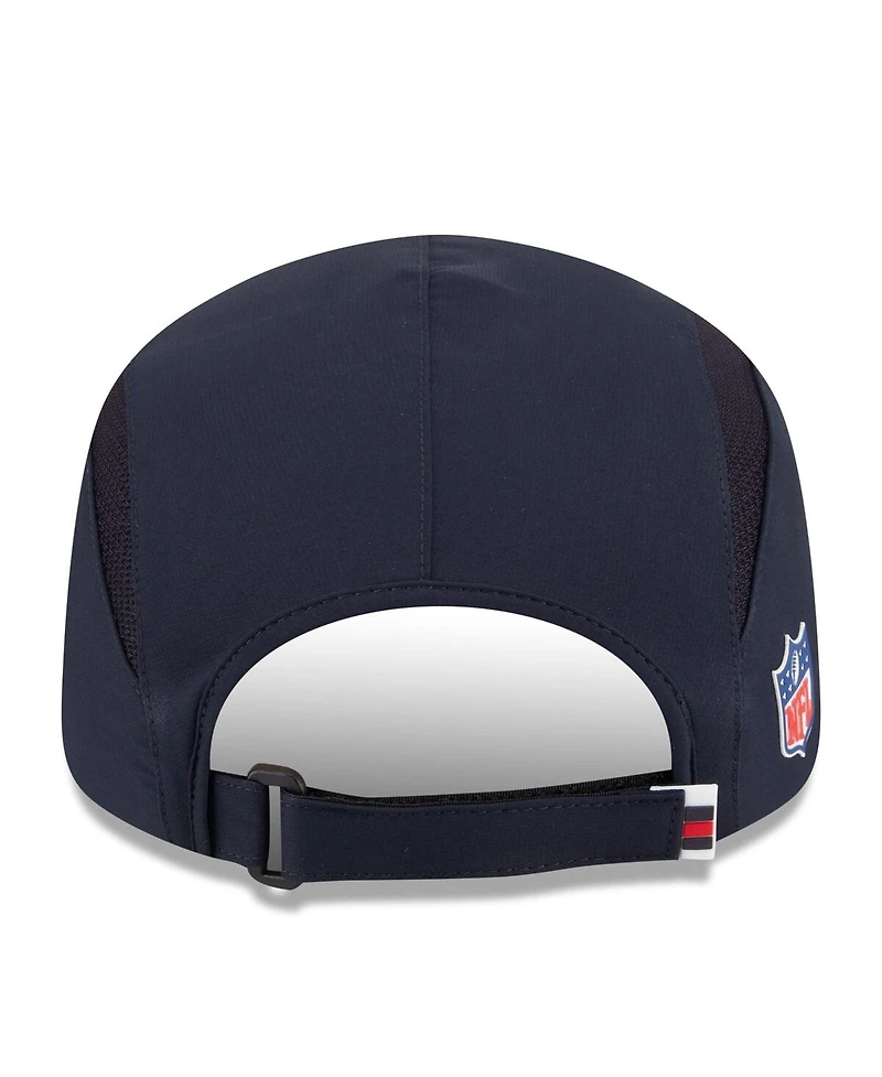 New Era Men's Navy Houston Texans 2025 Sideline Runner Adjustable Hat