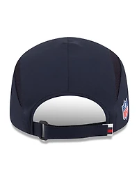 New Era Men's Navy Houston Texans 2025 Sideline Runner Adjustable Hat