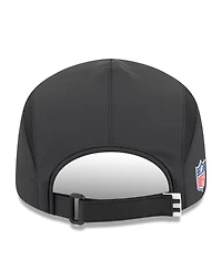 New Era Men's Black Las Vegas Raiders 2025 Sideline Runner Adjustable Hat