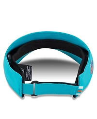 New Era Men's Aqua Miami Dolphins 2025 Sideline Visor Hat
