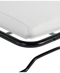 Serta 53.5" Polyester Hampstead Convertible Twin Sleeper Loveseat