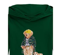 Polo Ralph Lauren Toddler and Little Boys Bear Hooded T-Shirt