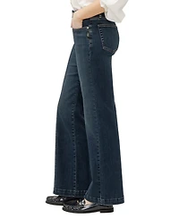 Silver Jeans Co. Women's Avery High Rise Curvy Fit Trouser Leg